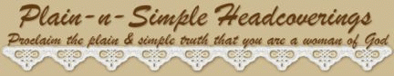 Plain & Simple Headcoverings