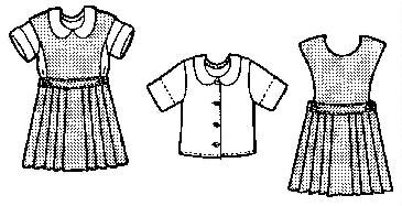Girls' Blouse And Jumper-