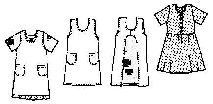 Plain Dress & Canning Apron-